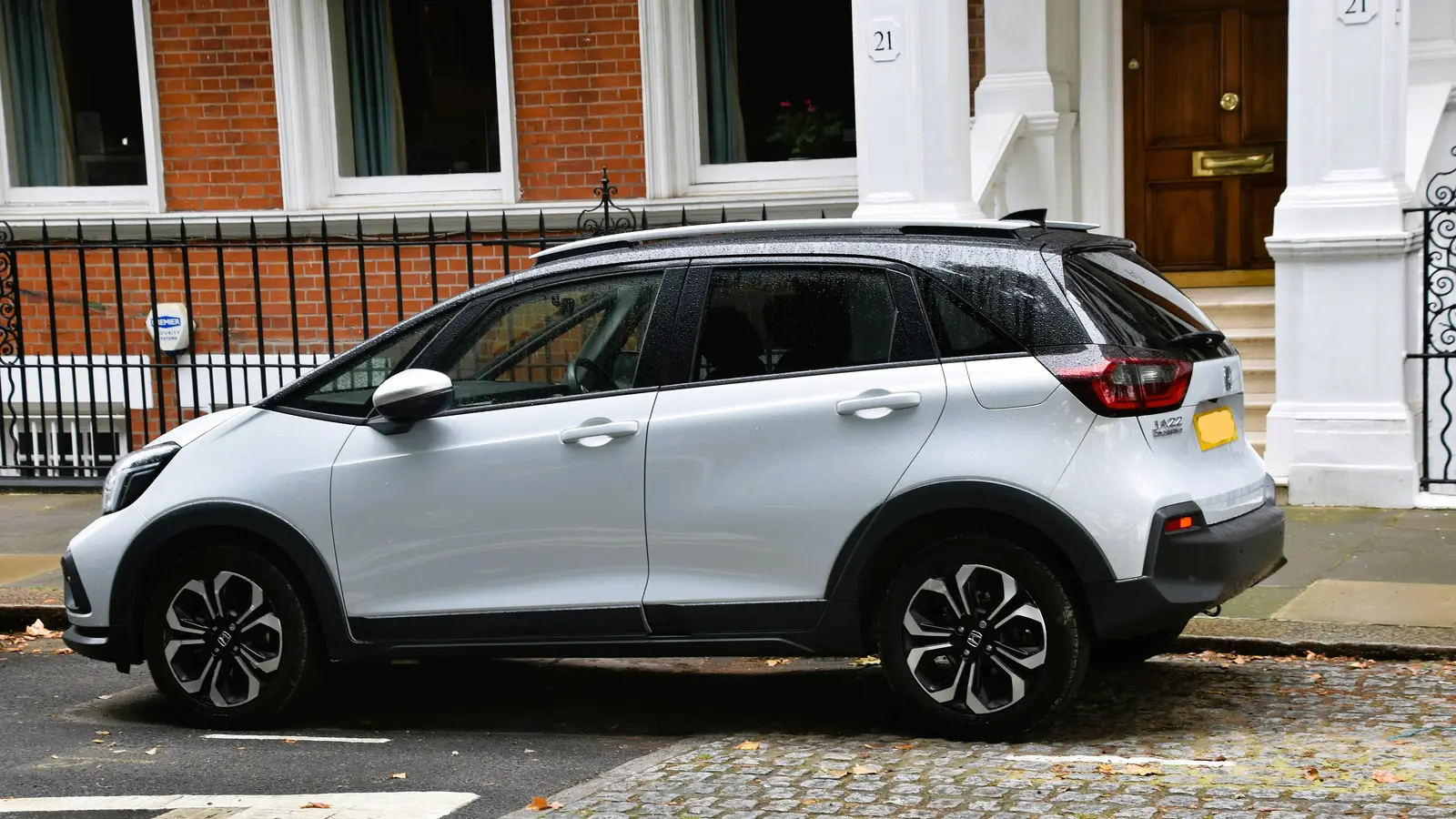 A Honda Jazz hybrid