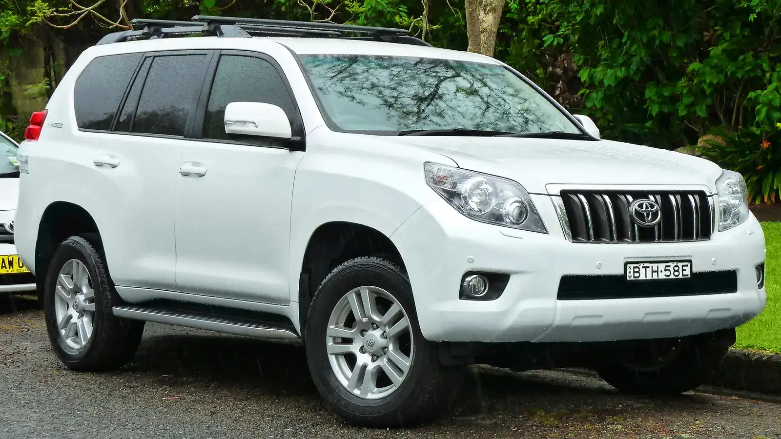 A Toyota Land Cruiser Prado