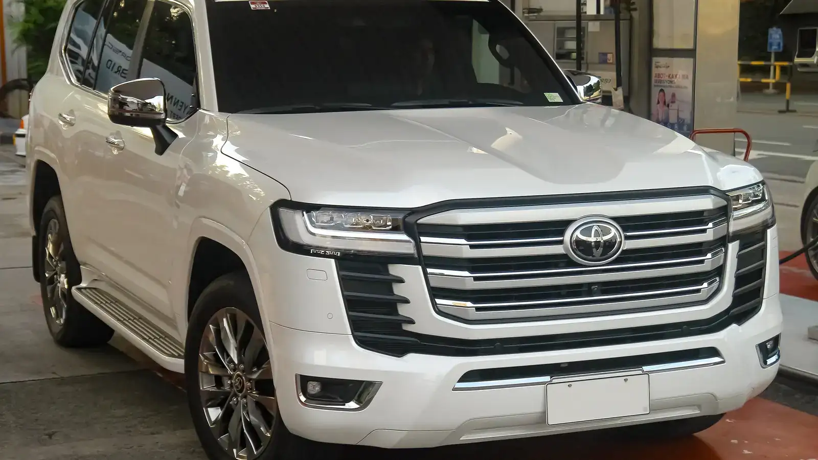 A Toyota Land Cruiser 300
