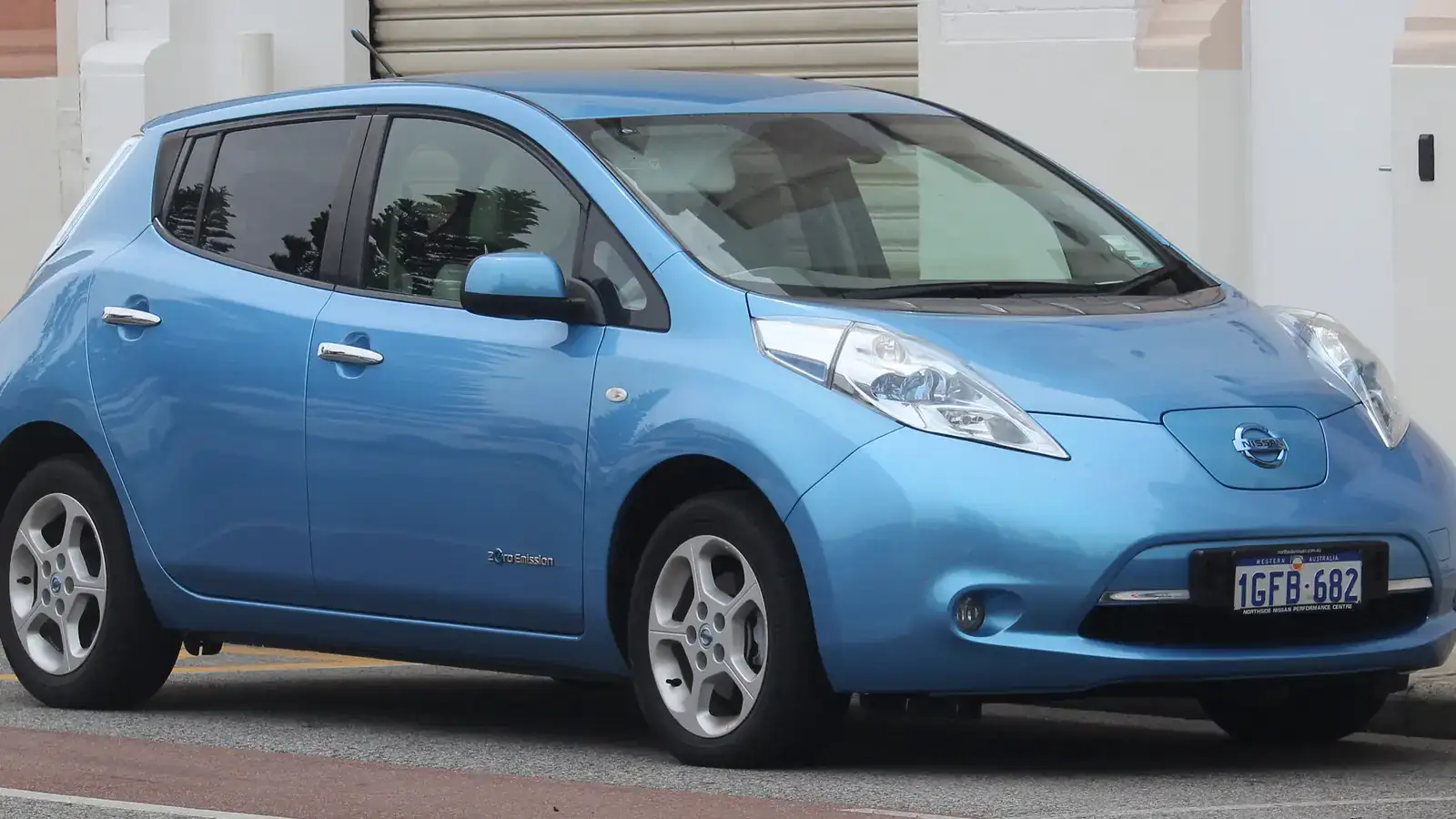 A first-generation Nissan Leaf