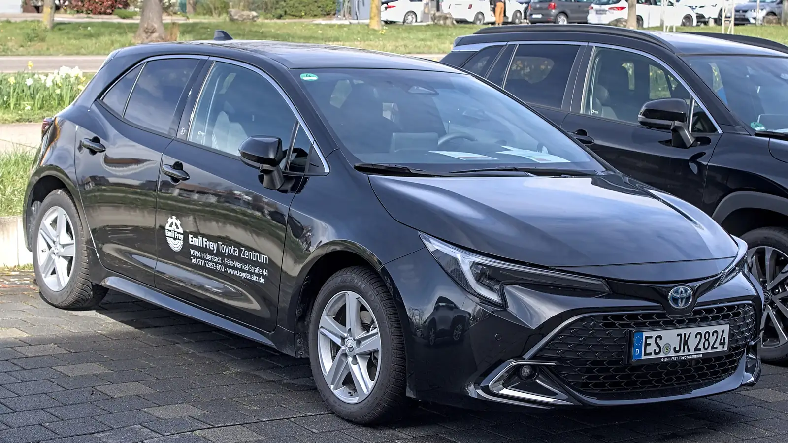 A Toyota Corolla hybrid