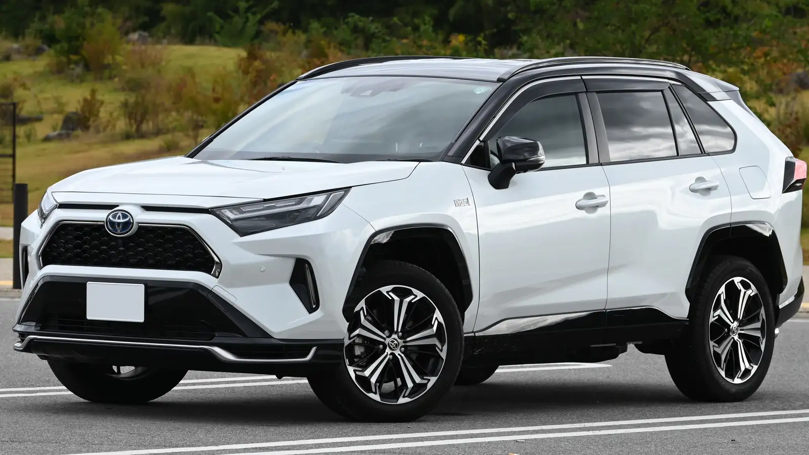 A Toyota RAV4 plug-in hybrid